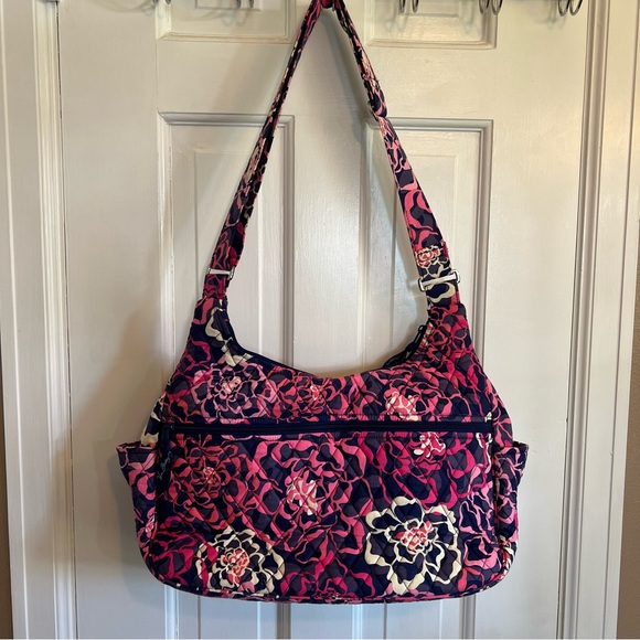 EUC—Vera Bradley Katalina Pink Retired Pattern shoulder bag - Picture 2 of 8